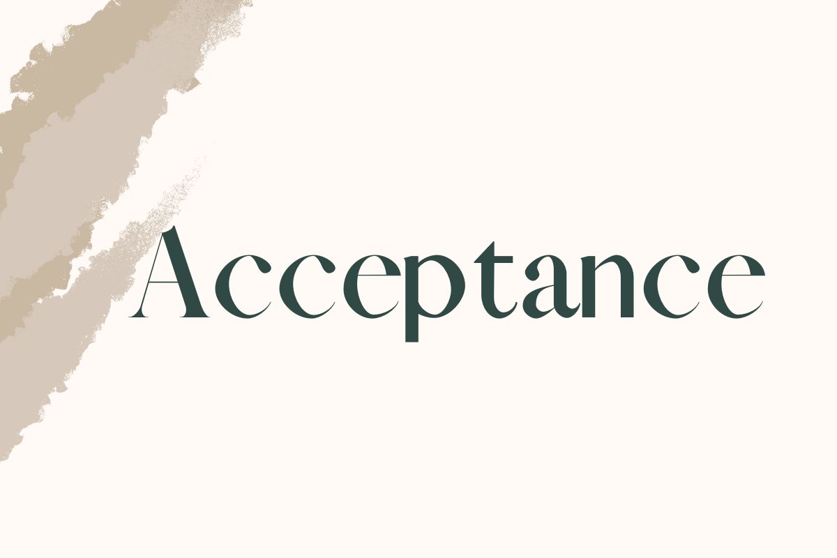 acceptance paragraph